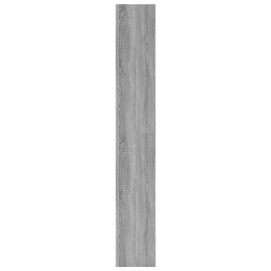 Boekenkast/kamerscherm 80x30x198 cm spaanplaat grijs sonoma MeubelReus