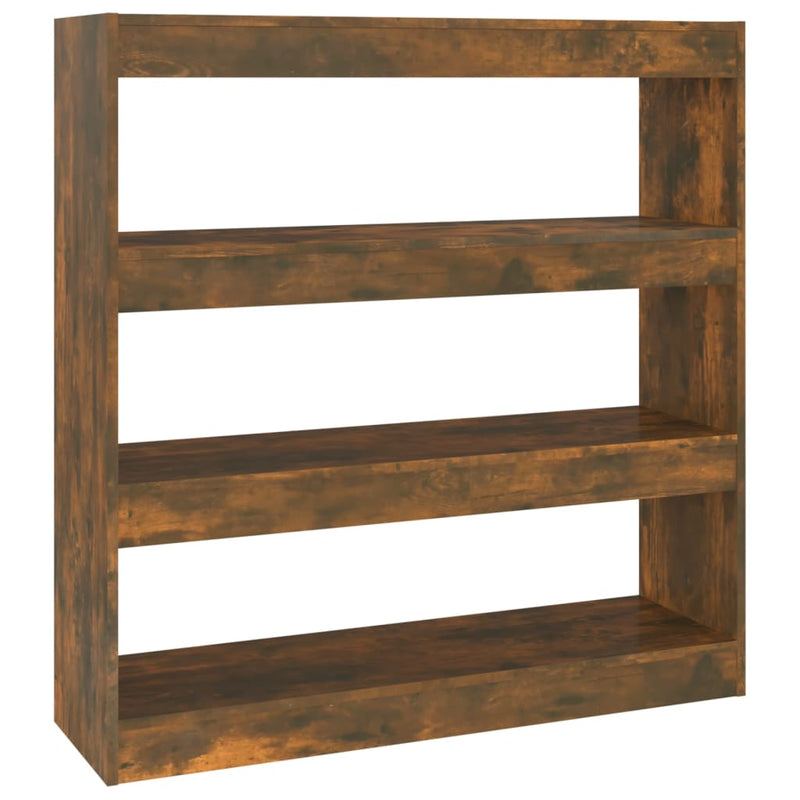 Boekenkast/kamerscherm 100x30x103 cm gerookt eikenkleurig MeubelReus