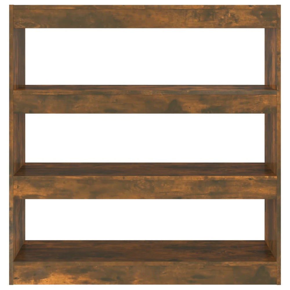 Boekenkast/kamerscherm 100x30x103 cm gerookt eikenkleurig MeubelReus