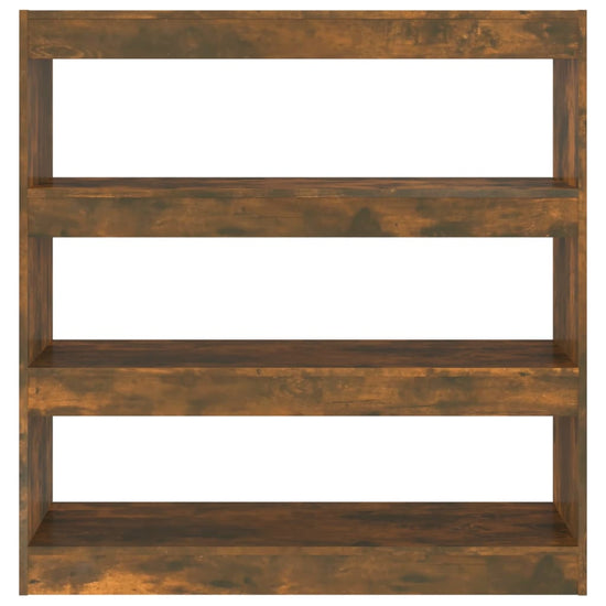 Boekenkast/kamerscherm 100x30x103 cm gerookt eikenkleurig MeubelReus