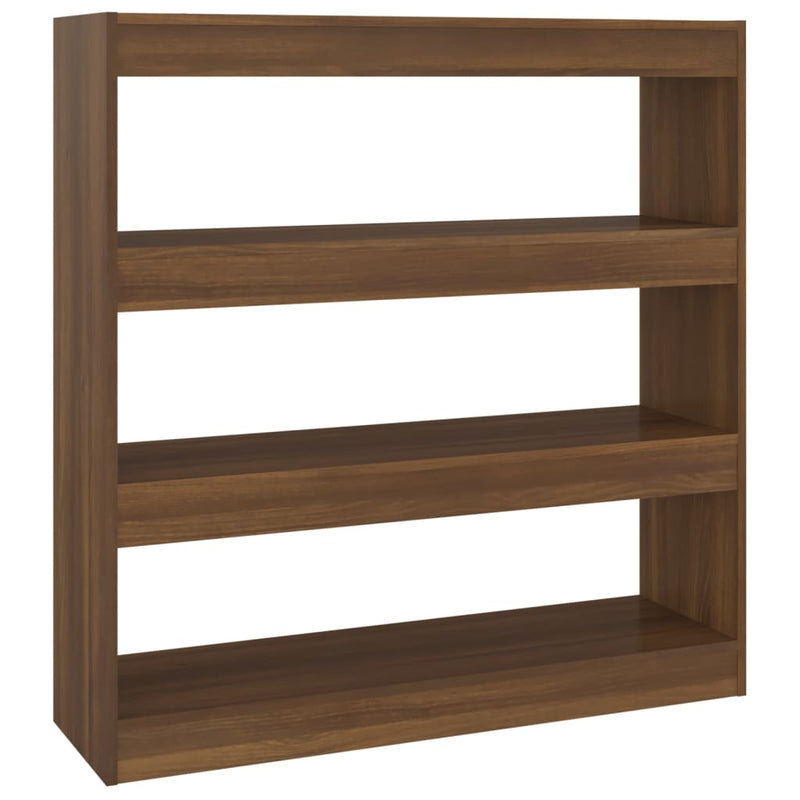 Boekenkast/kamerscherm 100x30x103 cm bruineikenkleurig MeubelReus