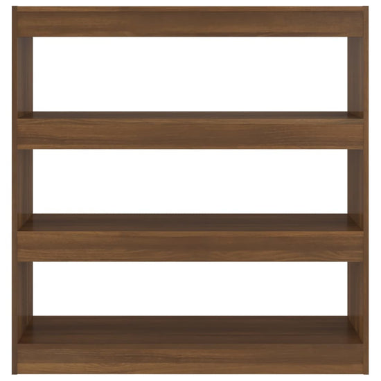 Boekenkast/kamerscherm 100x30x103 cm bruineikenkleurig MeubelReus