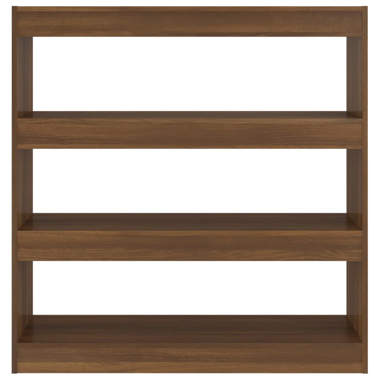 Boekenkast/kamerscherm 100x30x103 cm bruineikenkleurig MeubelReus