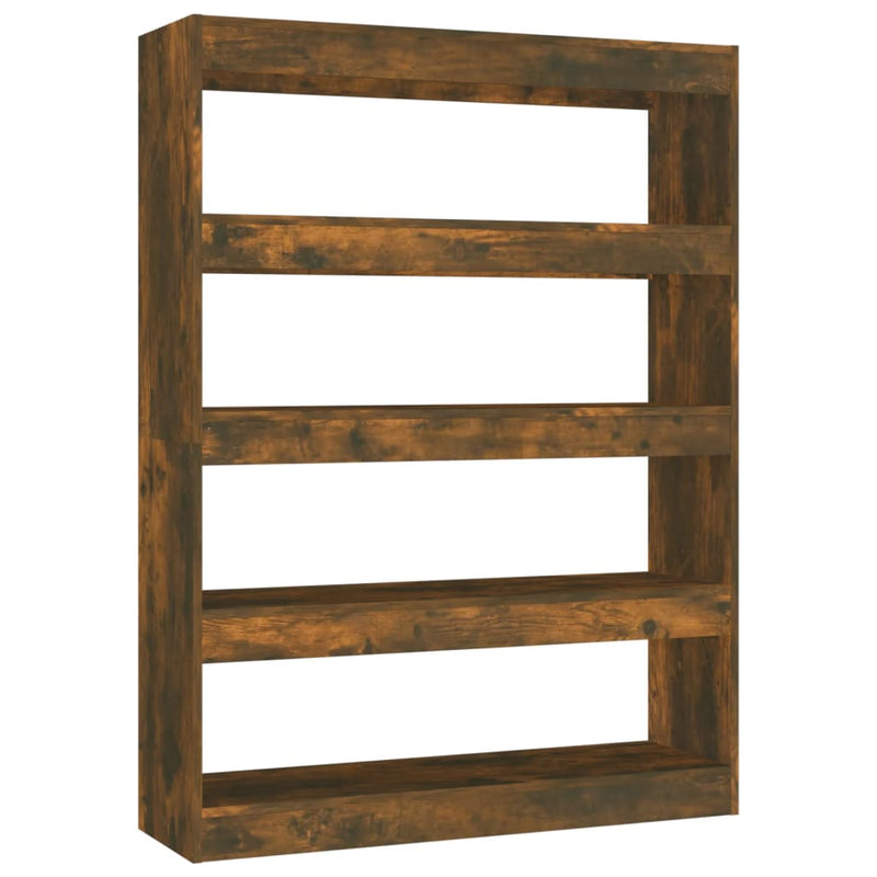 Boekenkast/kamerscherm 100x30x135 cm gerookt eikenkleurig MeubelReus