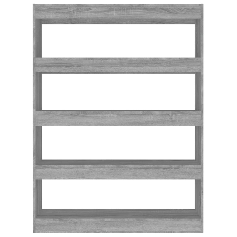 Boekenkast/kamerscherm 100x30x135 cm grijs sonoma eikenkleurig MeubelReus