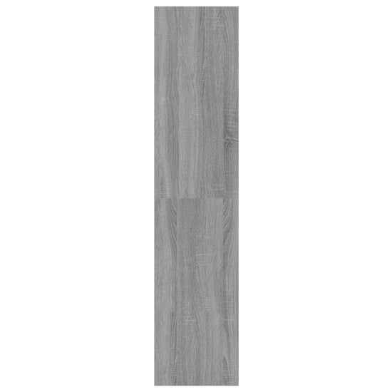 Boekenkast/kamerscherm 100x30x135 cm grijs sonoma eikenkleurig MeubelReus