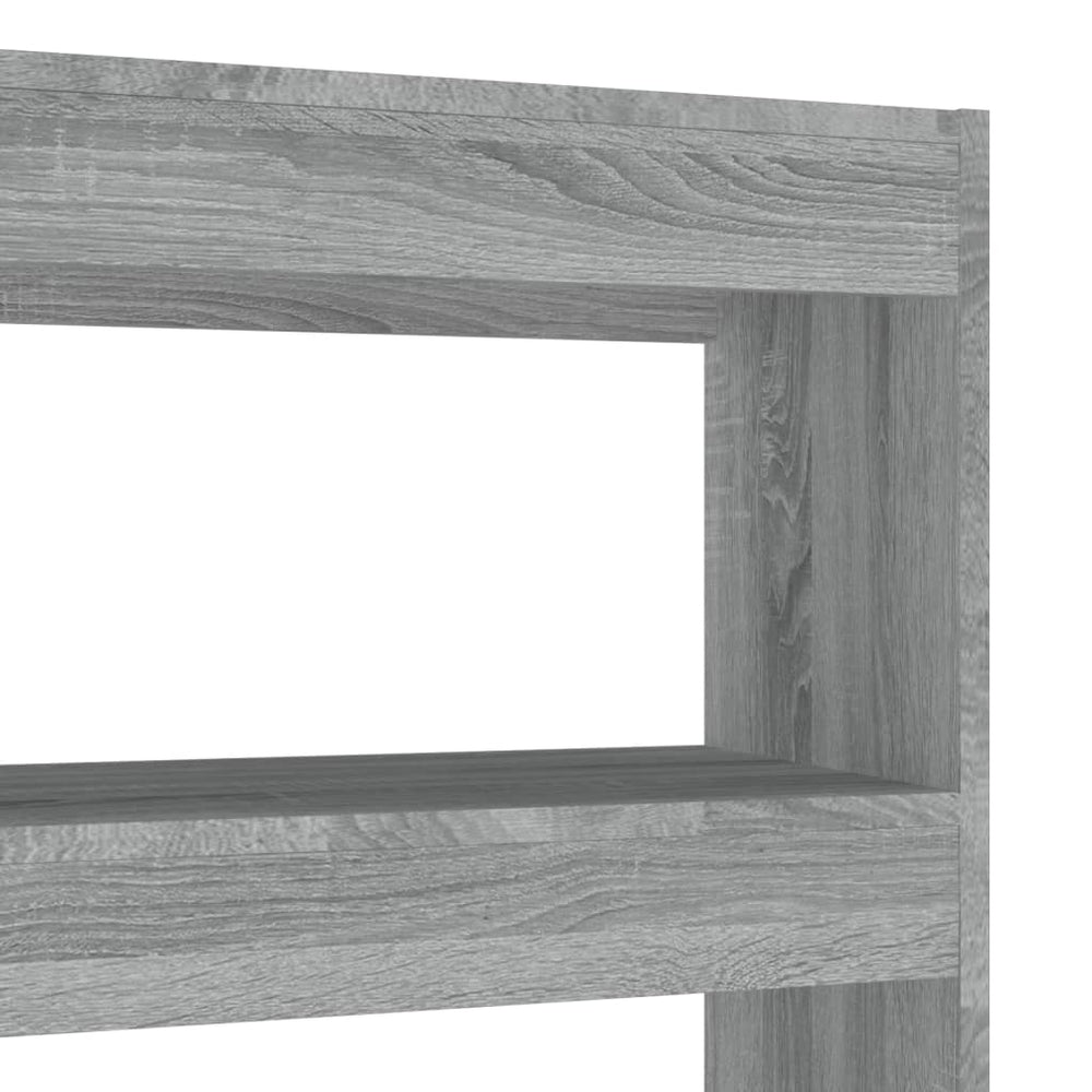 Boekenkast/kamerscherm 100x30x135 cm grijs sonoma eikenkleurig MeubelReus