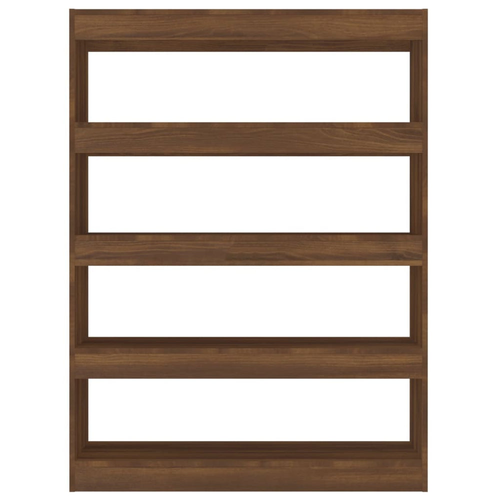 Boekenkast/kamerscherm 100x30x135 cm bruineikenkleurig MeubelReus