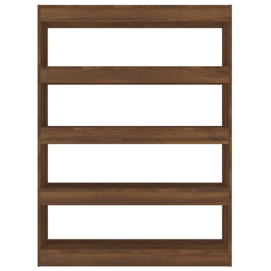 Boekenkast/kamerscherm 100x30x135 cm bruineikenkleurig MeubelReus