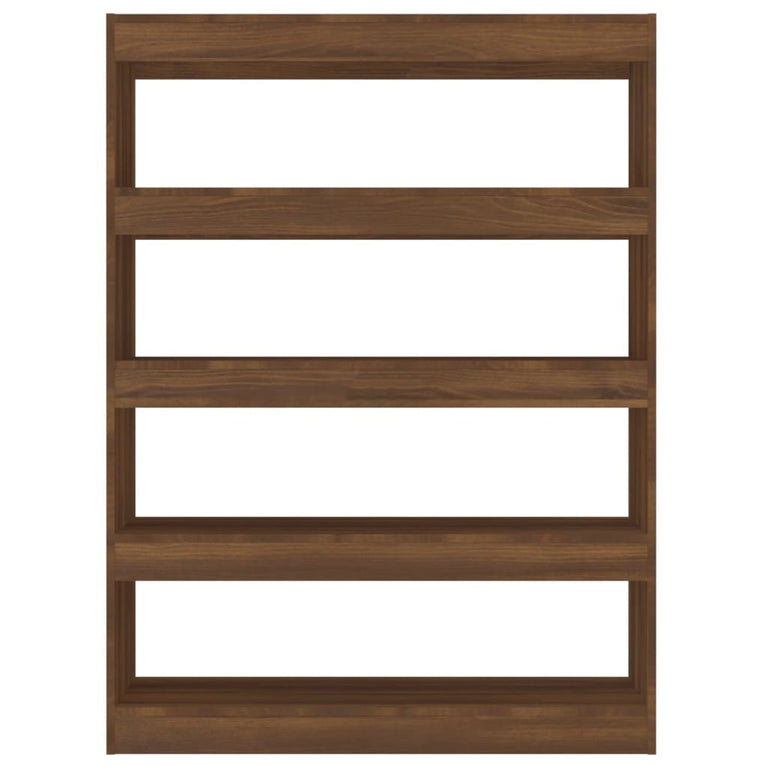 Boekenkast/kamerscherm 100x30x135 cm bruineikenkleurig MeubelReus