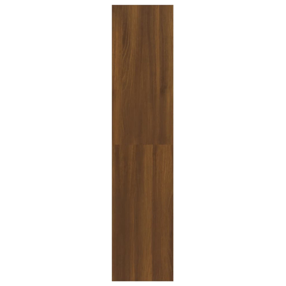 Boekenkast/kamerscherm 100x30x135 cm bruineikenkleurig MeubelReus
