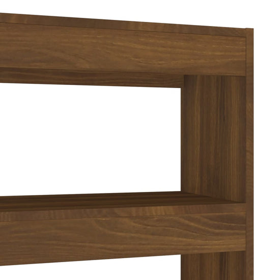 Boekenkast/kamerscherm 100x30x135 cm bruineikenkleurig MeubelReus