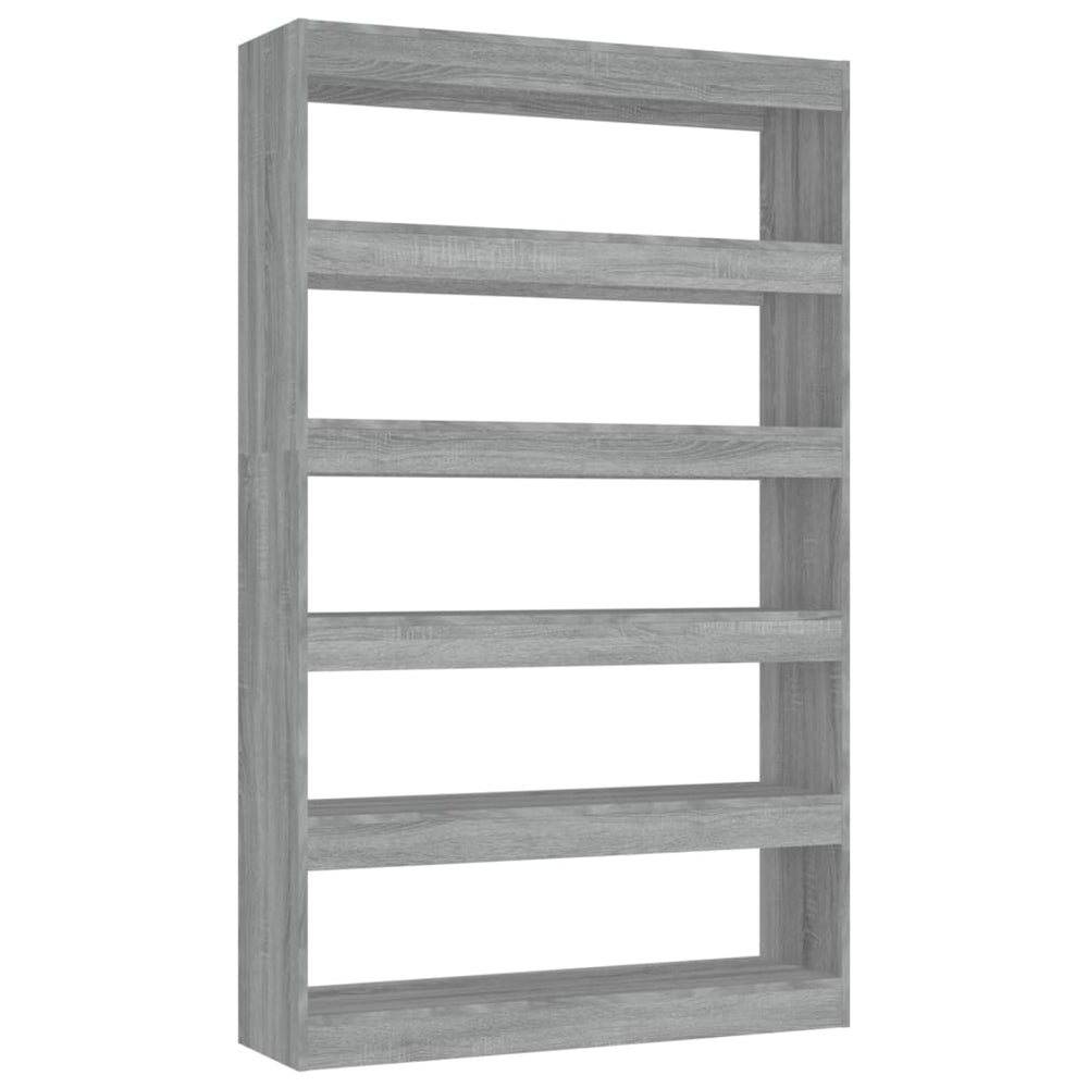 Boekenkast/kamerscherm 100x30x166 cm grijs sonoma eikenkleurig MeubelReus