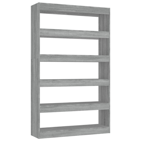 Boekenkast/kamerscherm 100x30x166 cm grijs sonoma eikenkleurig MeubelReus