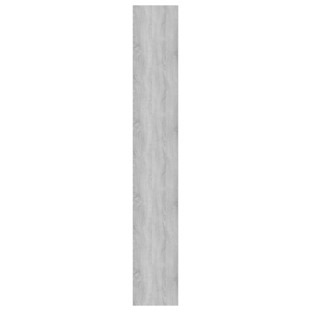 Boekenkast/kamerscherm 100x30x198 cm bewerkt hout grijs sonoma MeubelReus