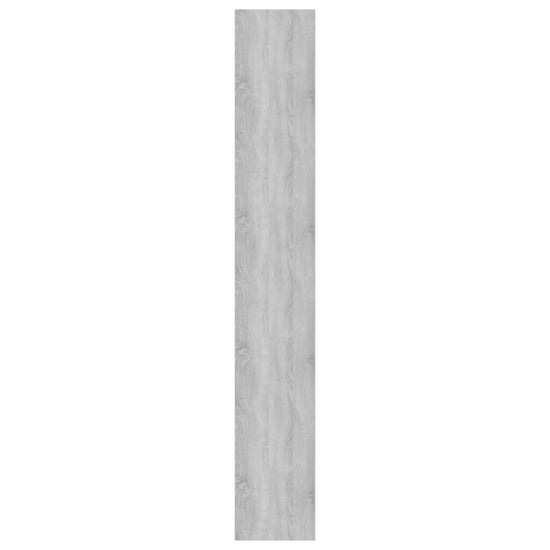 Boekenkast/kamerscherm 100x30x198 cm bewerkt hout grijs sonoma MeubelReus