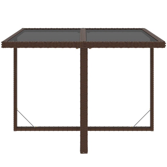 9-delige Tuinset met kussens poly rattan bruin MeubelReus