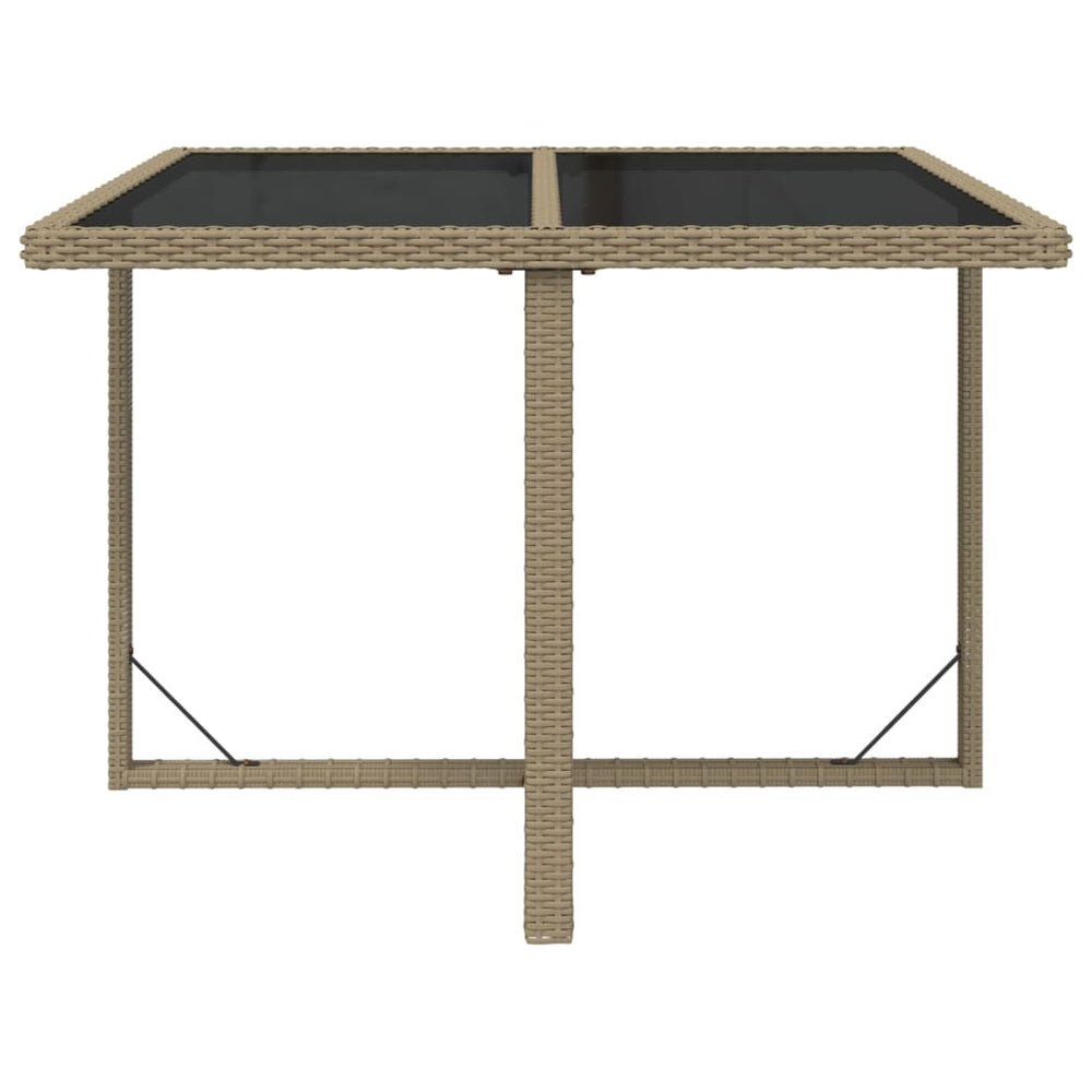 5-delige Tuinset met kussens poly rattan beige MeubelReus