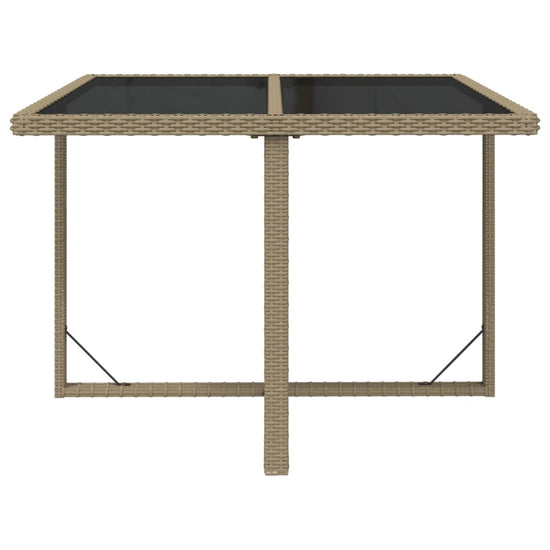 5-delige Tuinset met kussens poly rattan beige MeubelReus