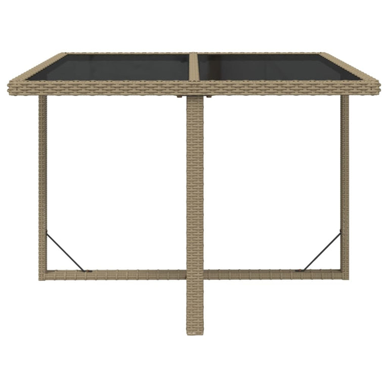 5-delige Tuinset met kussens poly rattan beige MeubelReus