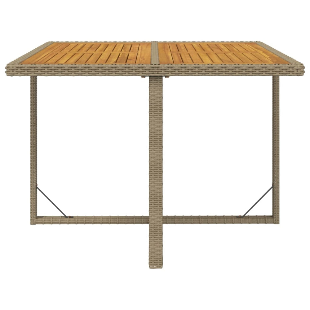 9-delige Tuinset met kussens poly rattan beige MeubelReus