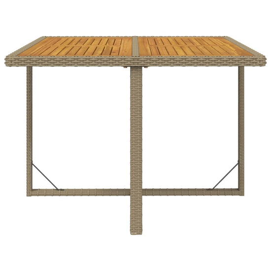 9-delige Tuinset met kussens poly rattan beige MeubelReus
