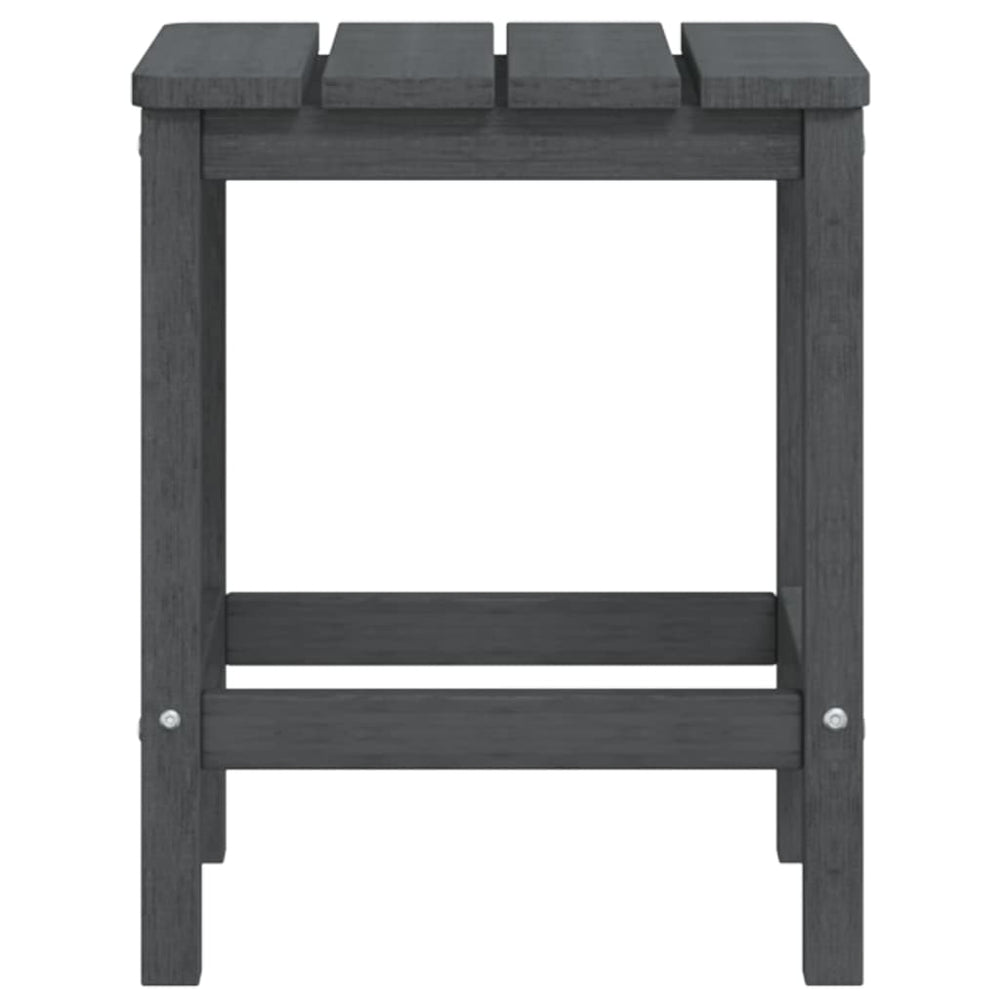 Tuinstoelen Adirondack met tafel HDPE antracietkleurig MeubelReus