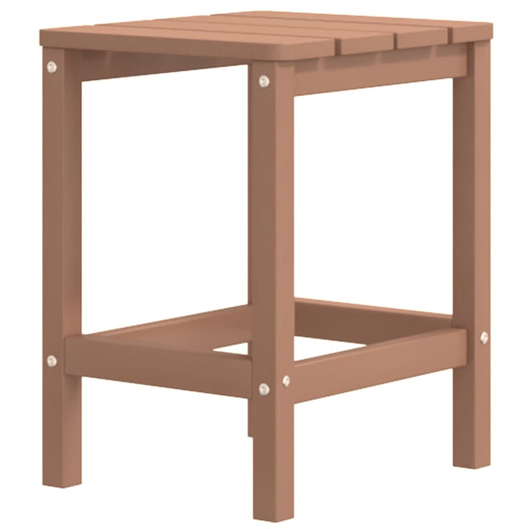 Tuinstoelen Adirondack met tafel HDPE bruin MeubelReus