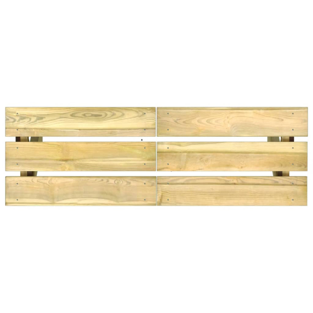 Tuinbank 110 cm geïmpregneerd grenenhout MeubelReus