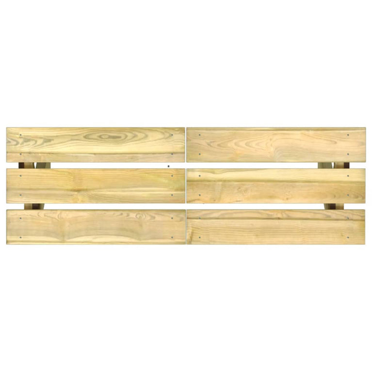 Tuinbank 110 cm geïmpregneerd grenenhout MeubelReus