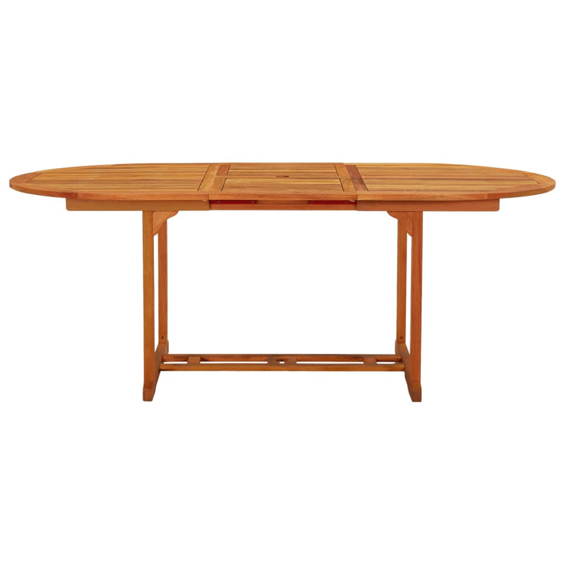 Tuintafel 200x100x75 cm massief eucalyptushout MeubelReus