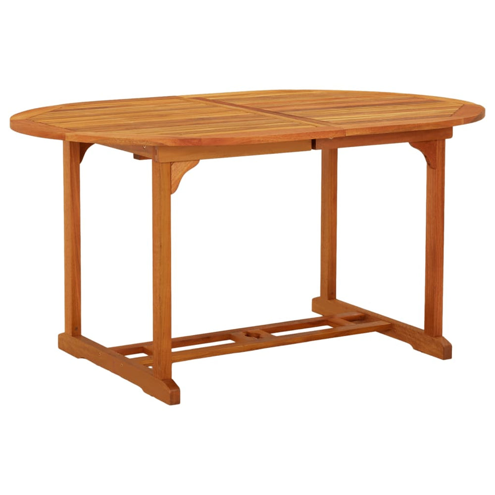 Tuintafel 200x100x75 cm massief eucalyptushout MeubelReus