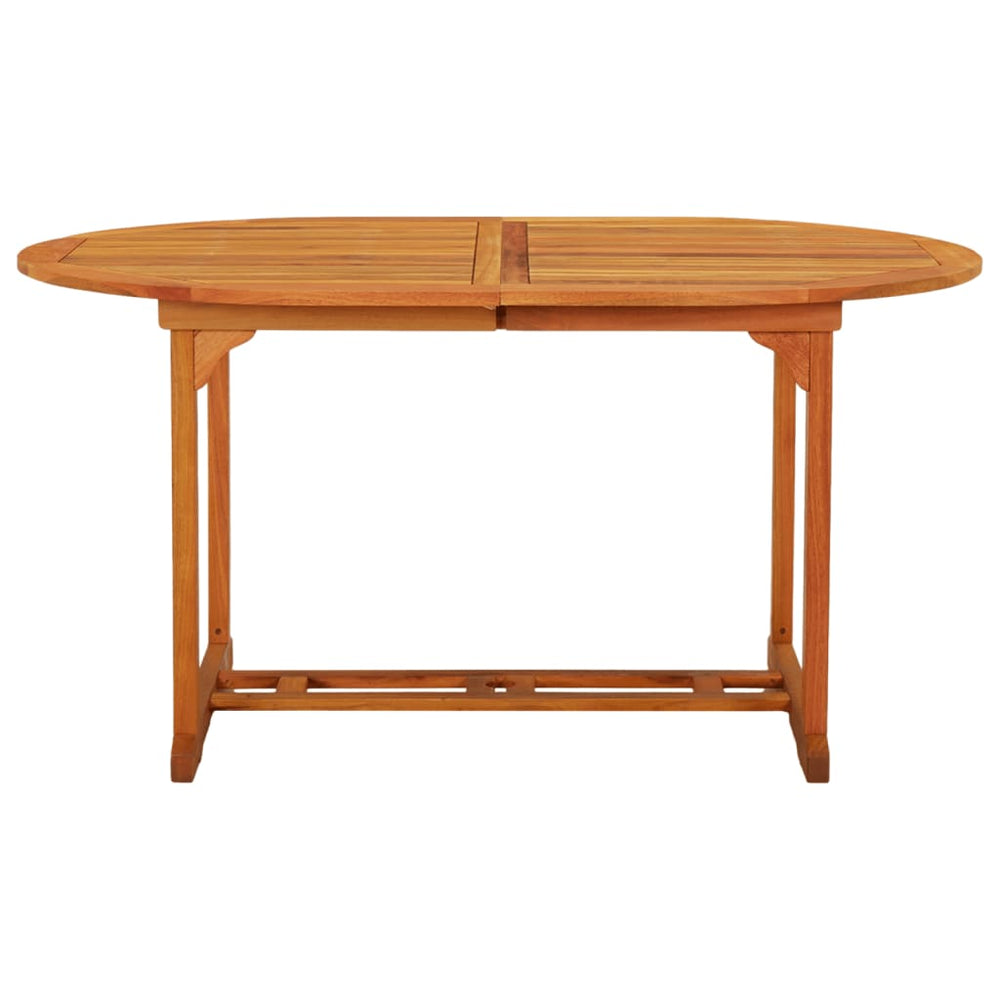 Tuintafel 200x100x75 cm massief eucalyptushout MeubelReus