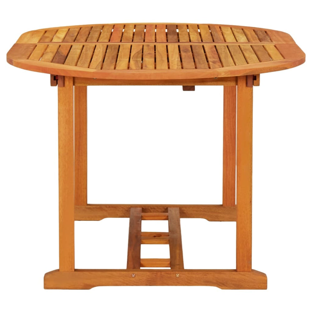 Tuintafel 200x100x75 cm massief eucalyptushout MeubelReus