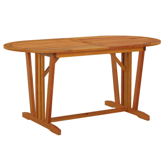 Tuintafel 160x85x75 cm massief eucalyptushout MeubelReus