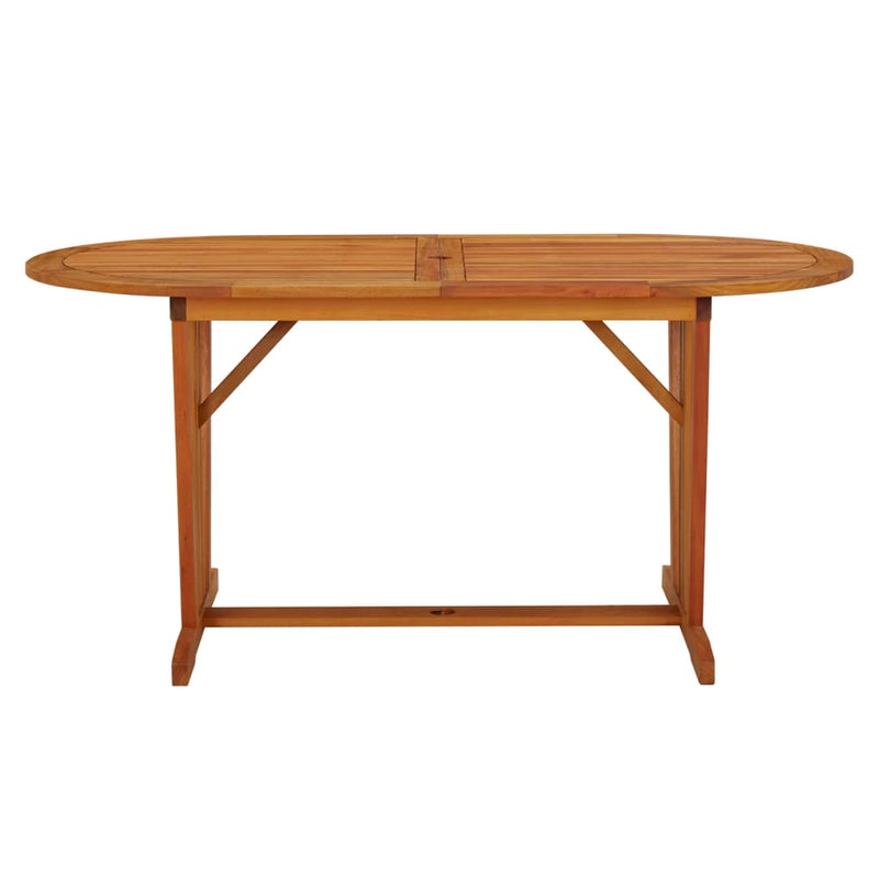 Tuintafel 160x85x75 cm massief eucalyptushout MeubelReus