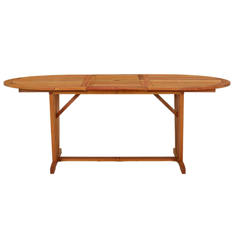 Tuintafel 200x100x75 cm massief eucalyptushout MeubelReus