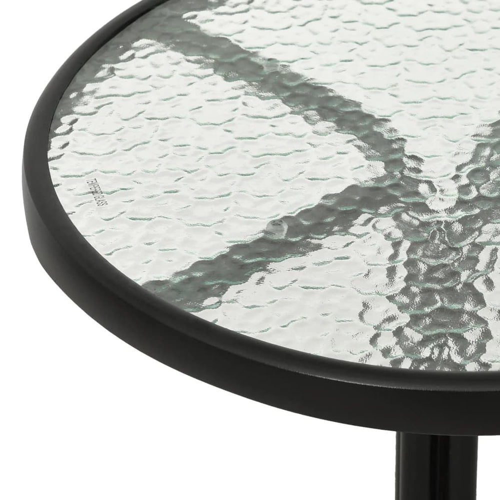 3-delige Bistroset staal zwart MeubelReus