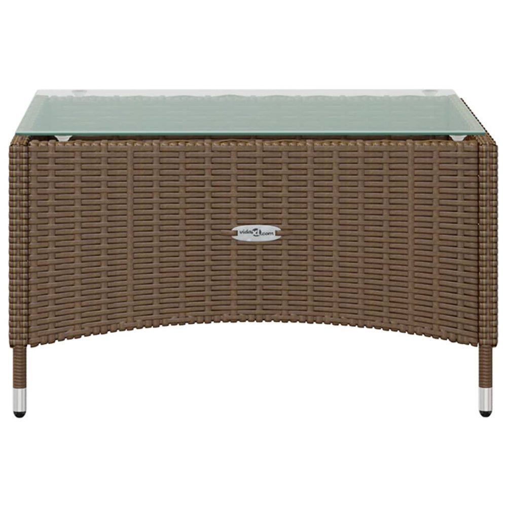 16-delige Loungeset met kussens poly rattan bruin MeubelReus