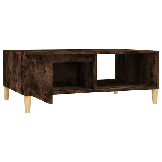Salontafel 90x60x35 cm spaanplaat gerookt eikenkleurig MeubelReus