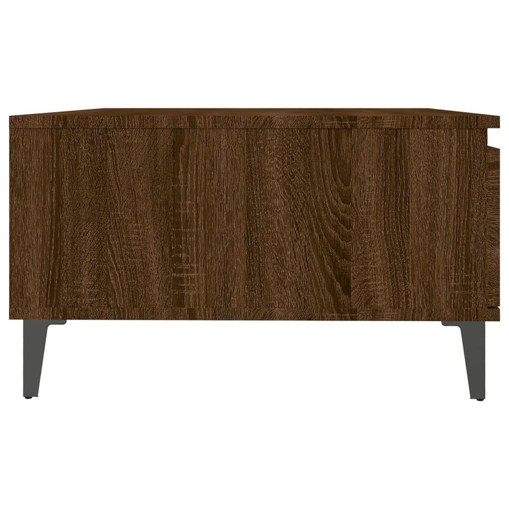 Salontafel 90x60x35 cm spaanplaat bruineikenkleurig MeubelReus