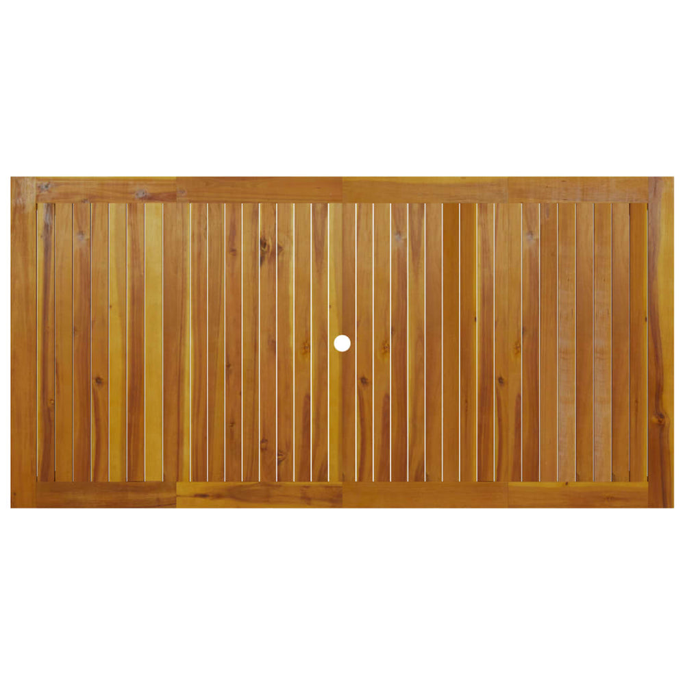 Tuintafel 200x100x74 cm massief acaciahout MeubelReus