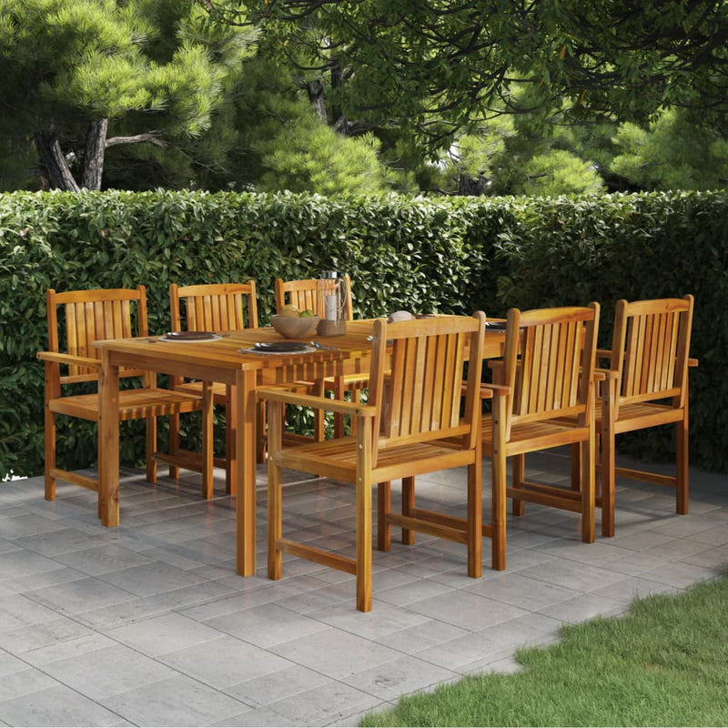 Tuintafel 200x100x74 cm massief acaciahout MeubelReus