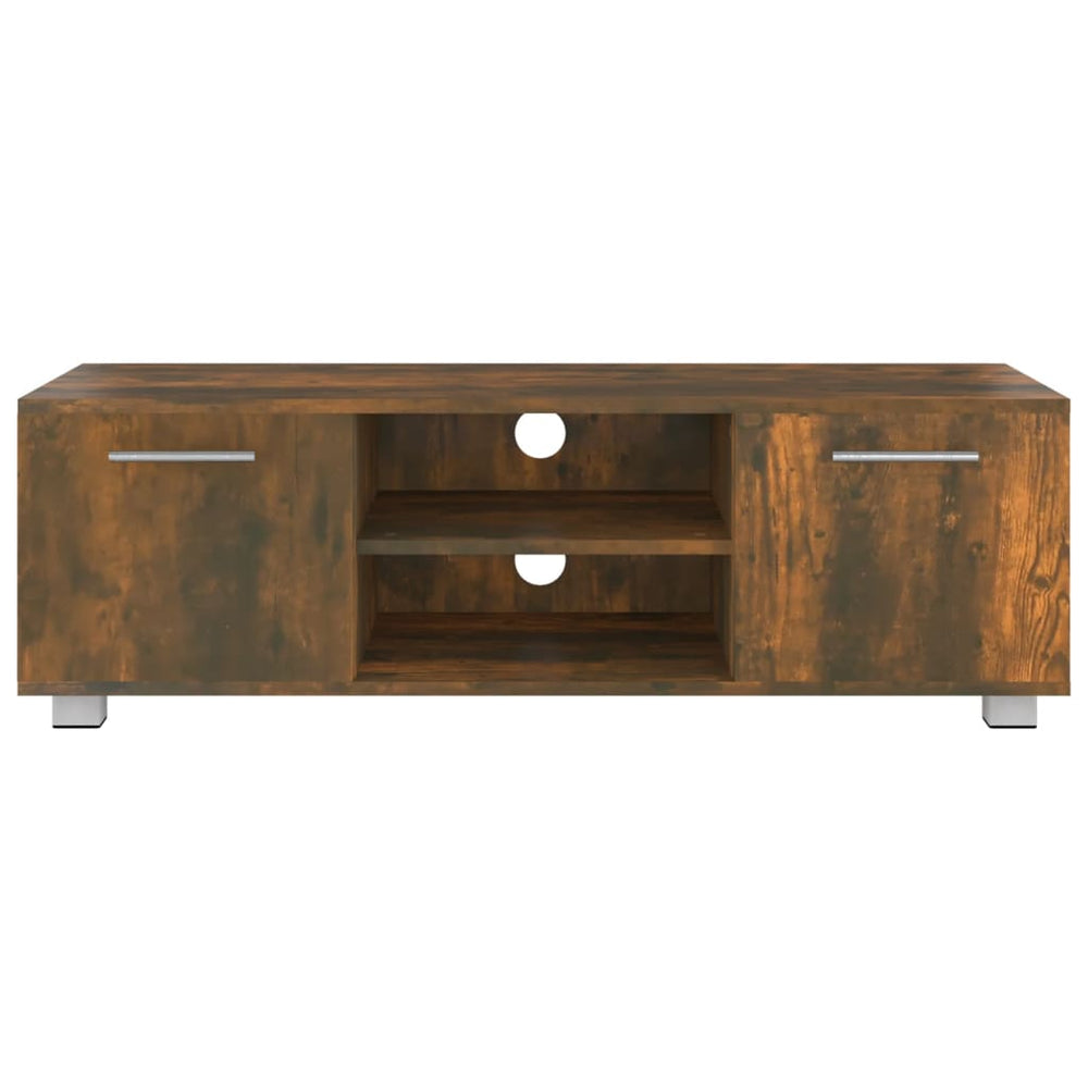 Tv-meubel 110x40x35 cm bewerkt hout gerookt eikenkleurig MeubelReus