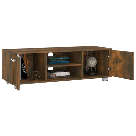 Tv-meubel 110x40x35 cm bewerkt hout gerookt eikenkleurig MeubelReus