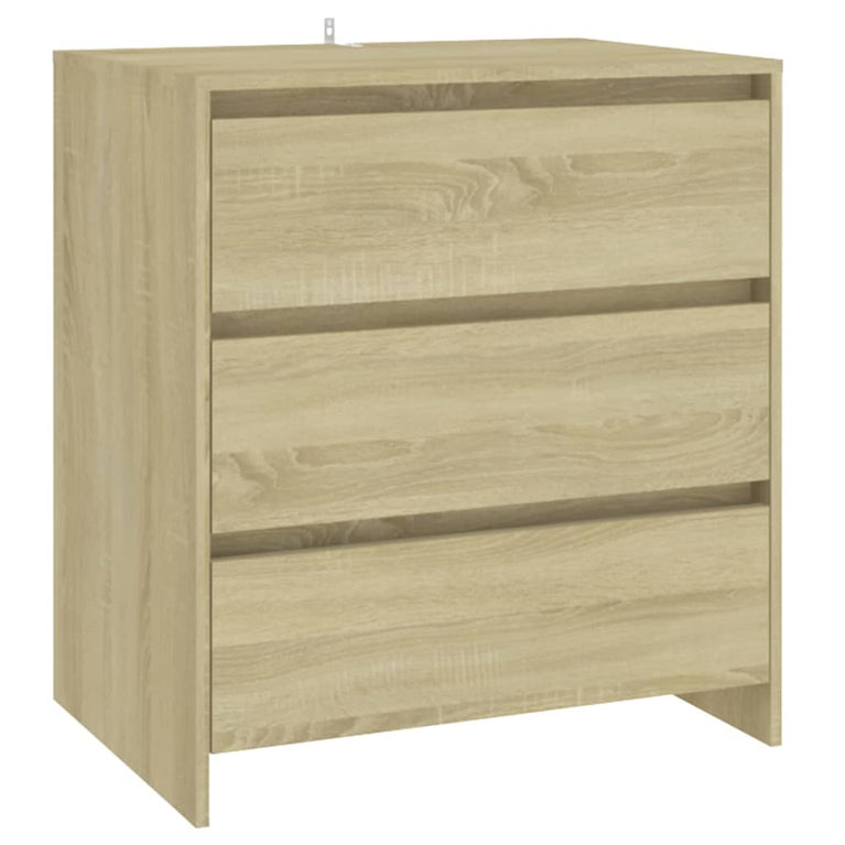 3 st Dressoirs bewerkt hout sonoma eikenkleurig MeubelReus