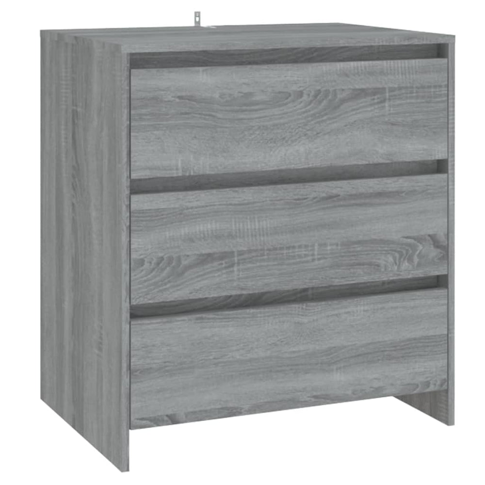 3 st Dressoirs bewerkt hout grijs sonoma eikenkleurig MeubelReus