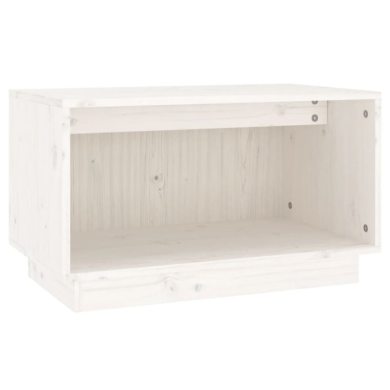 Tv-meubel 60x35x35 cm massief grenenhout wit MeubelReus