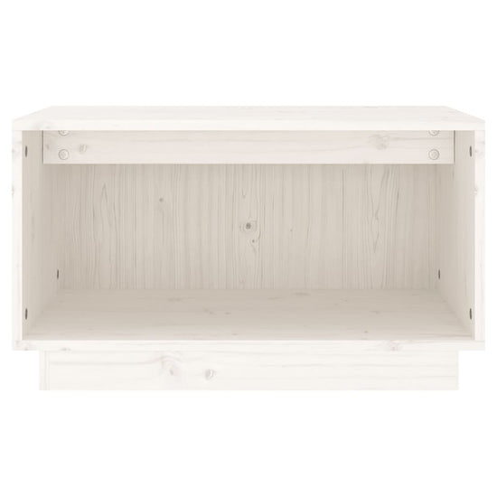Tv-meubel 60x35x35 cm massief grenenhout wit MeubelReus