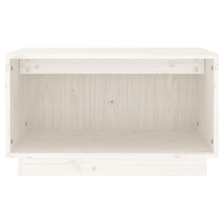 Tv-meubel 60x35x35 cm massief grenenhout wit MeubelReus